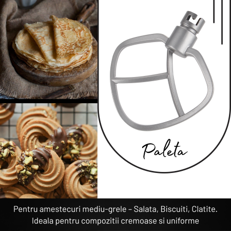 Mixer planetar Latkon LTK-1500 cu bol inox [5]