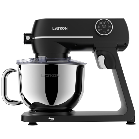 Mixere cu bol - Mixer planetar Latkon LTK-1800 cu bol inox
