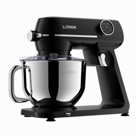 Mixer planetar Latkon LTK-1800 cu bol inox [4]