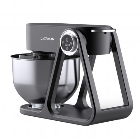 Mixer cu Bol Latkon A5-A 1500W, Bol Inox 5L, Negru [7]