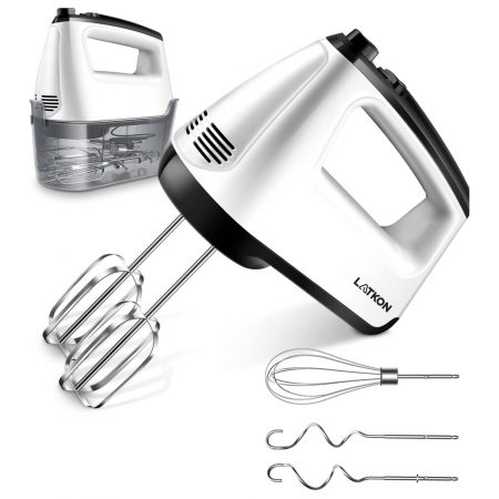 Electrocasnice pentru bucatarie - mixer-de-mana-latkon-hmltk01-cu-accesorii-inox-si-cutie-depozitare