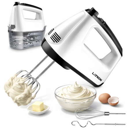 Electrocasnice pentru bucatarie - mixer-de-mana-latkon-hmltk01-cu-accesorii-inox-si-cutie-depozitare
