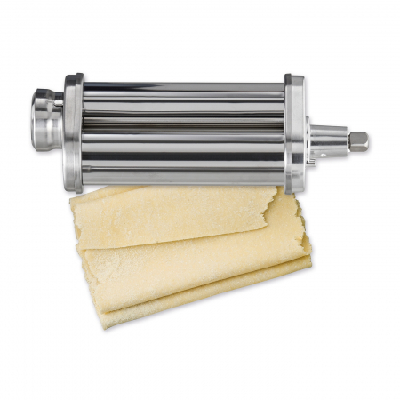 Set 3 accesorii pentru prepararea pastelor fettuccine, spaghetti si lasagna, compatibile cu mixerul Latkon® LTK-1800, Otel Inoxidabil, Argintiu [2]