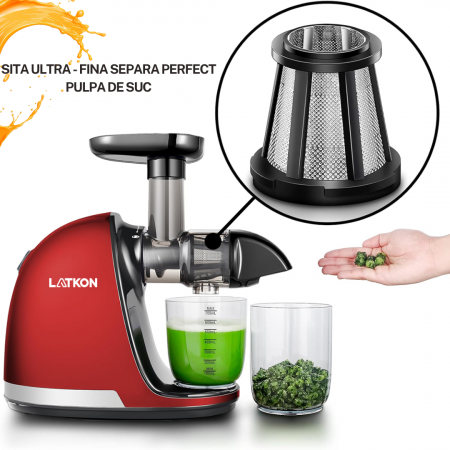 Storcător cu presare la rece Latkon, 150W, melc silențios [4]