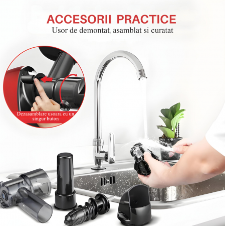 Storcător cu presare la rece Latkon, 150W, melc silențios [8]