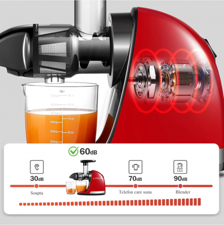 Storcător cu presare la rece Latkon, 150W, melc silențios [7]