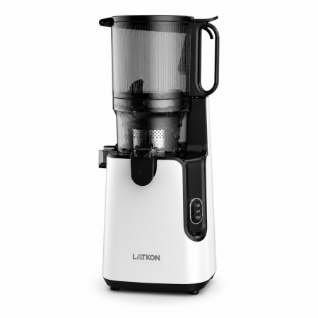 Storcator cu Presare la Rece Latkon®️ SJ250Nova, Putere 250W, Ax cu Melc, Silentios, Antioxidare, Recipient Suc 1.2L, Recipient Pulpa 1.1L, Alb [5]