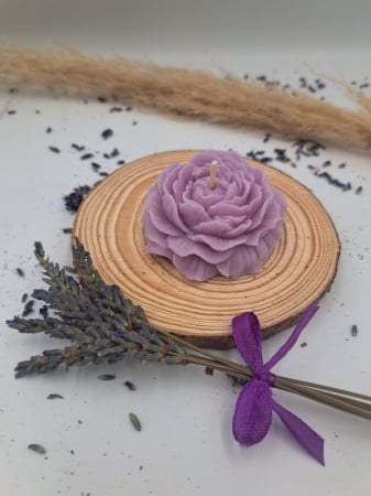 Lumânări - Lumânare de Lavandă cu Ceară de Soia