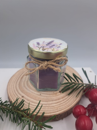 Lumânări - Lumanare cu Lavanda din ceara de Soia