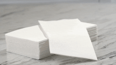 Lavete Airlaid Albe simple, 40x40 cm, 50 bucati [2]