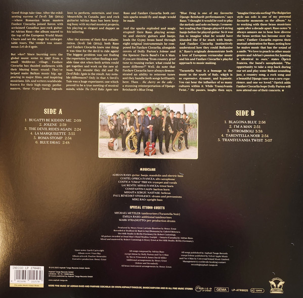 Adrian Raso, Fanfare Ciocărlia – The Devil Rides Again - Vinil [1LP] [2]