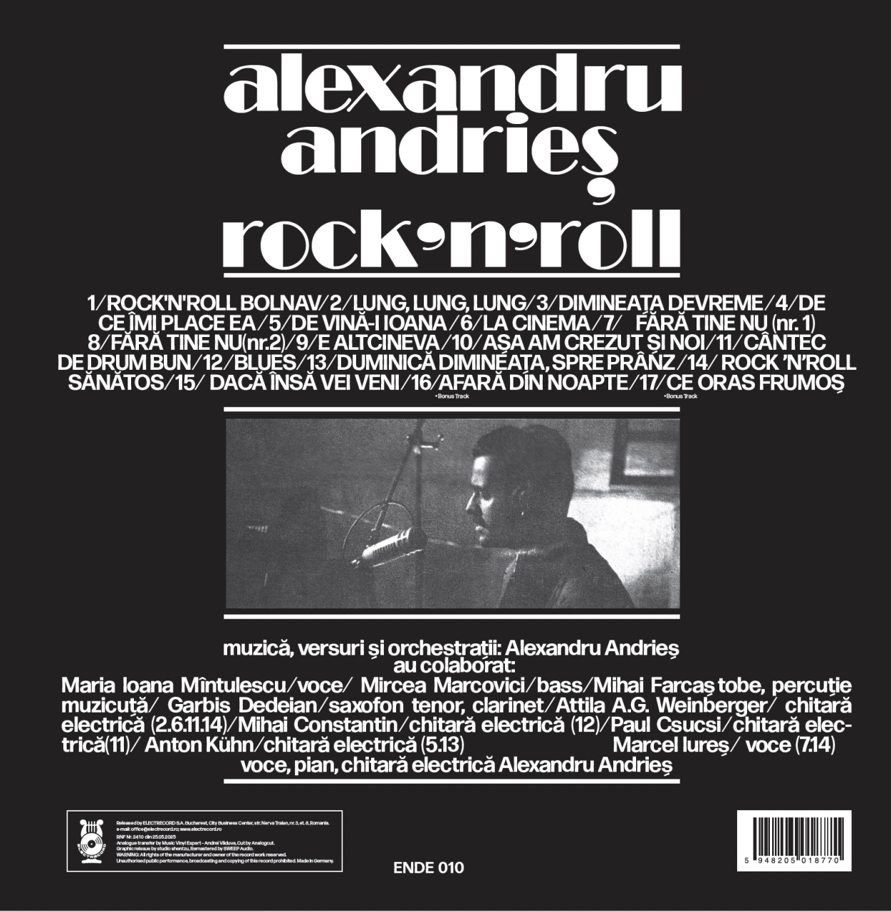 Alexandru Andries – Rock n roll - Vinil [1LP] [2]