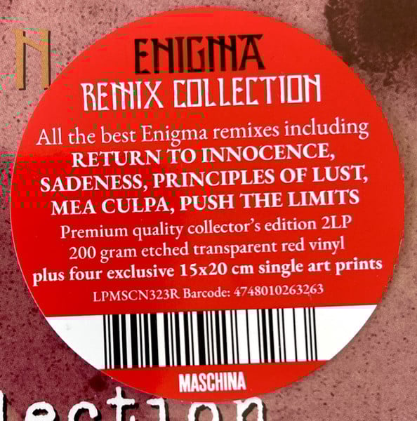 Enigma – Love Sensuality Devotion (The Remix Collection) Vinil [2LP] [2]
