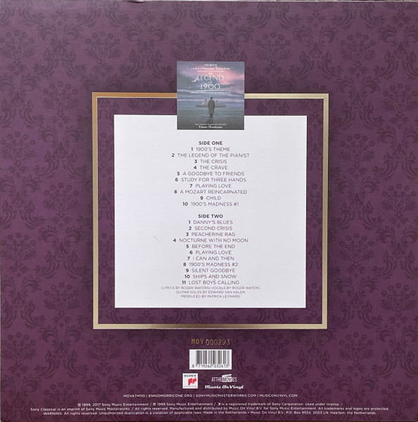 Ennio Morricone – The Legend Of 1900 (Original Motion Picture Soundtrack) -  Vinil [1LP] [2]