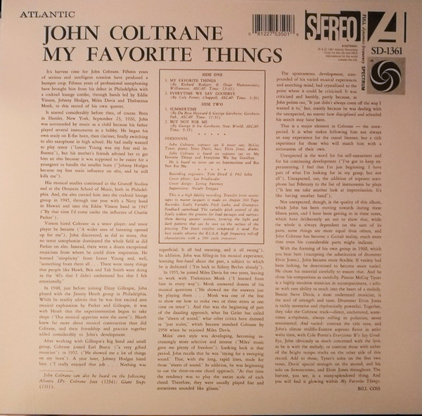 John Coltrane – My Favorite Things Vinil LP [2]