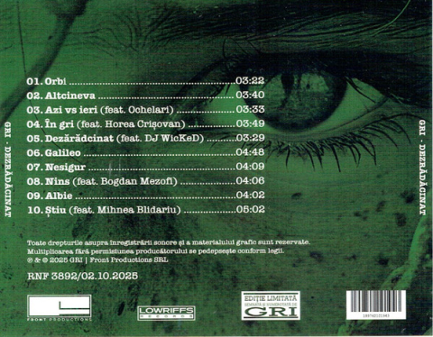 Gri – Dezradacinat - CD [1]