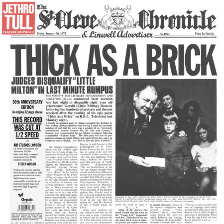 Rock - Jethro Tull - Thick As A Brick - Vinil [1LP]