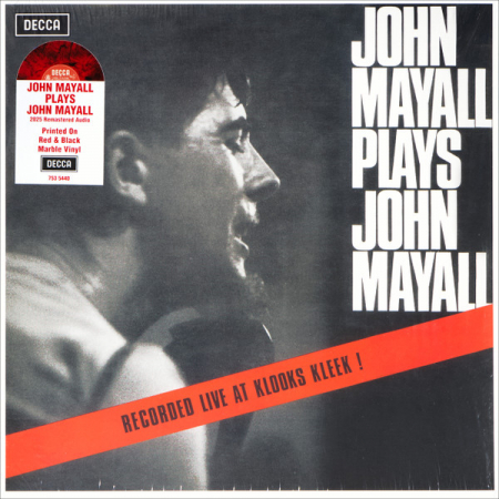 Blues - John Mayall - John Mayall Plays John Mayall (Recorded Live At Klooks Kleek!) - Vinil [1LP]