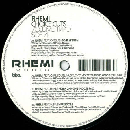 Electronic - Rhemi - Choice Cuts Volume Two - Vinil [1LP]