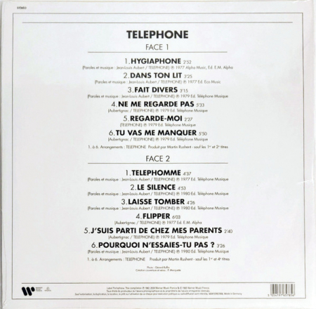 Telephone – Enregistrements Originaux Vinil LP [1]