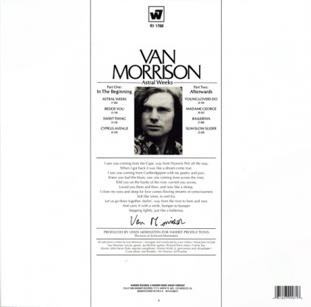 Van Morrison – Astral Weeks Vinil LP [1]