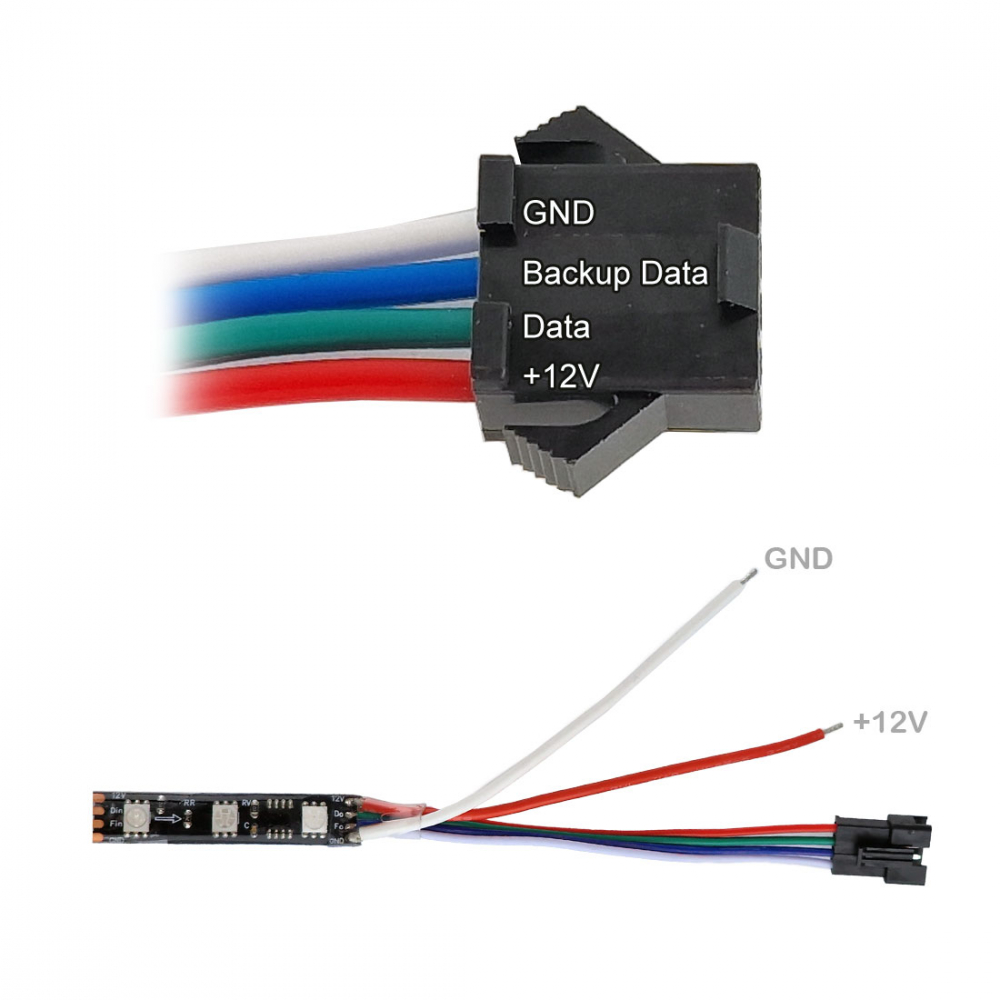 Banda led adresabila 12V RGB Exterior [4]