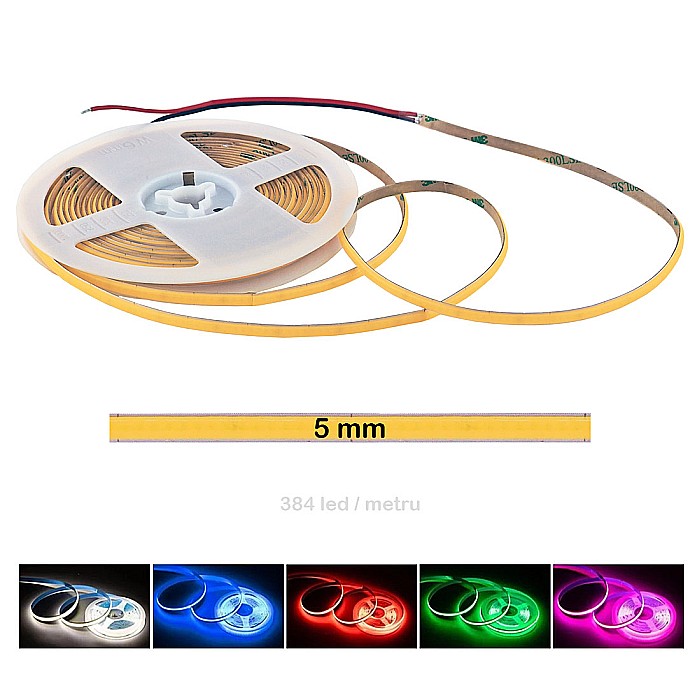 Banda led COB 5mm 384 led/m [3]