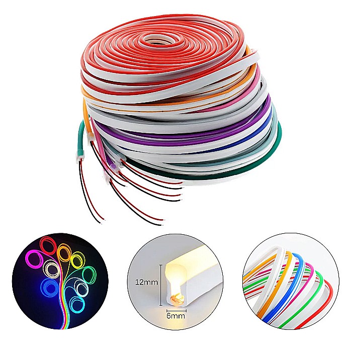 Banda led neon flex 6mm 12V [2]