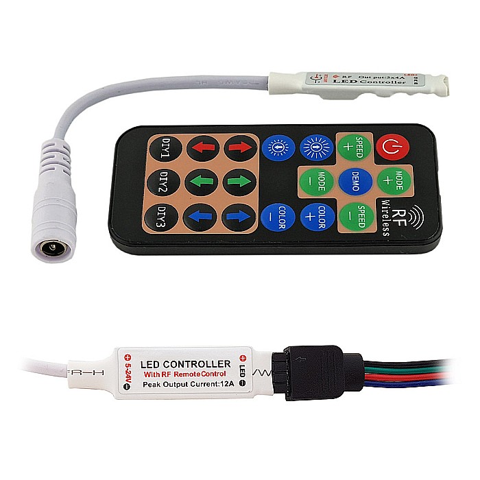 Controller cu telecomanda banda LED RGB [2]