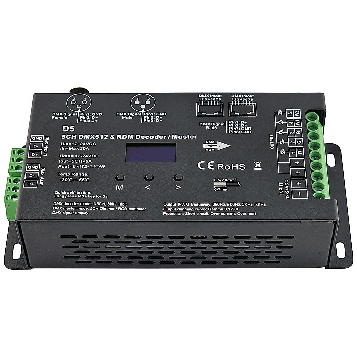Decodor DMX 512 RGBW CCT 5 canale [4]