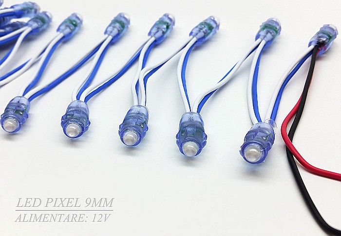 Led Pixel 9mm 12V punch pentru reclame luminoase [3]
