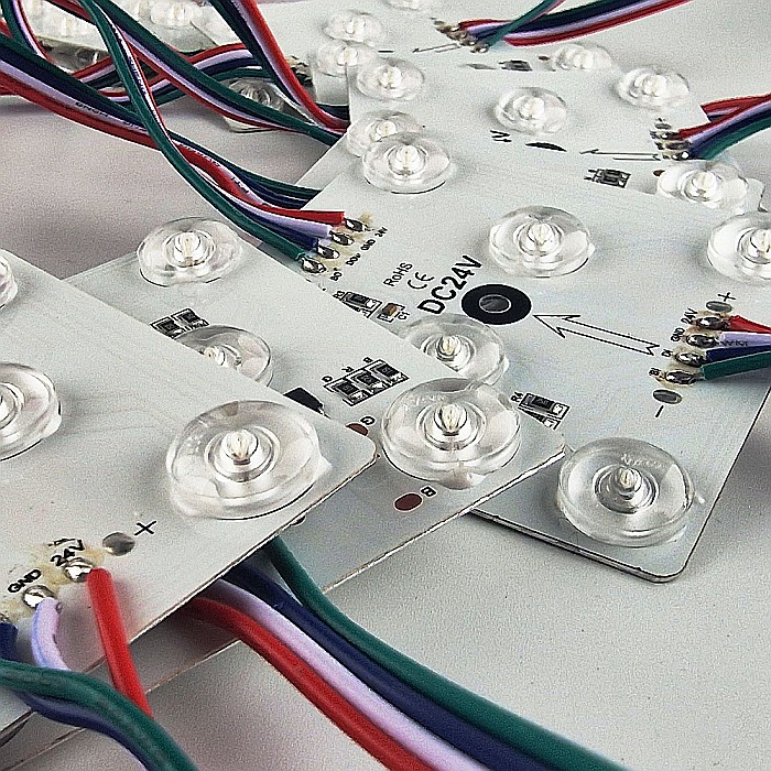 Modul led rgb ws2811 24v 70x70 mm [5]