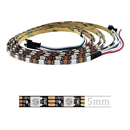 Banda Led SMD - Banda led adresabila 5mm latime WS2812 5V