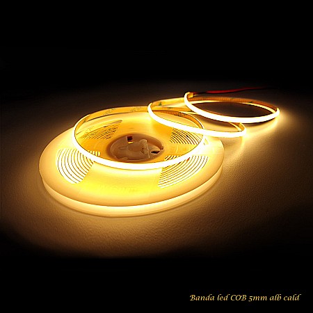 Banda Led COB - Banda led COB 5mm 384 led/m
