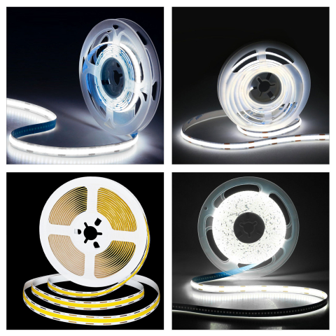 Banda Led COB - Banda led COB 5V Alb natural 4300K