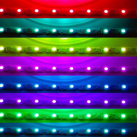 Banda led RGB 3d Zig Zag [2]