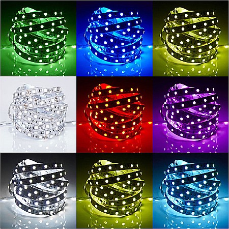 Banda led RGB rezistenta la apa [0]