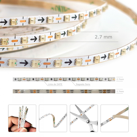 Banda led 2.7mm ws2812 [0]