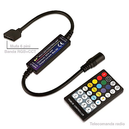 Controller Led - Controler RGB CCT cu telecomanda 6 fire