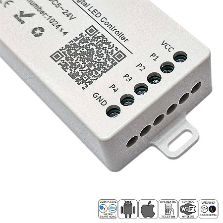 Controller Led - Controller Art-Net SP801E WiFi led pixel