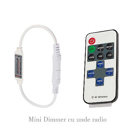 Mini dimmer cu telecomanda 144w [0]