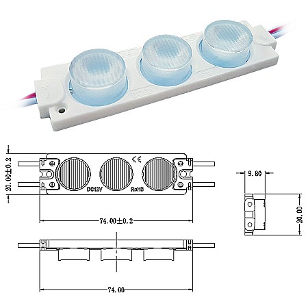 Modul led 3w cant edge [2]