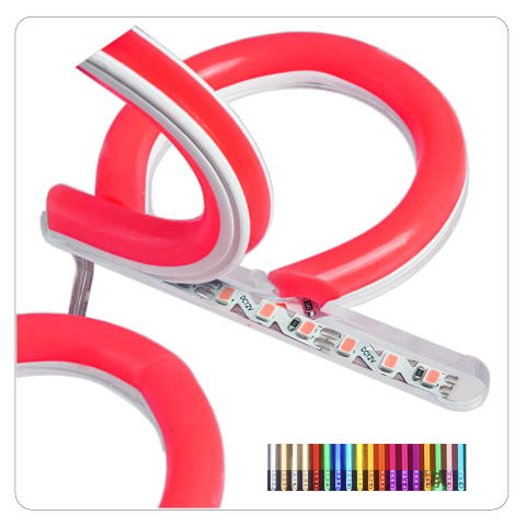 Neon Flex Led - Neon Flex V2 separat silicon si banda led