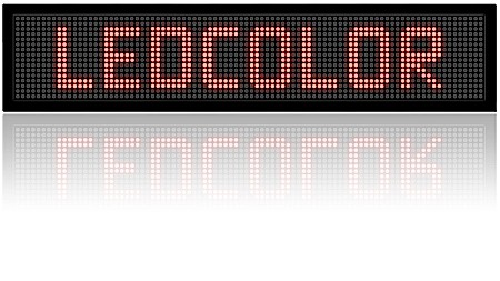 Panou publicitar led alb 200x50 cm