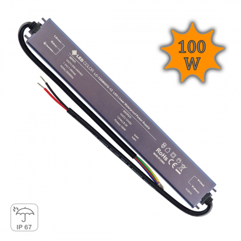 Surse de Alimentare - Sursa led slim 12V 100W