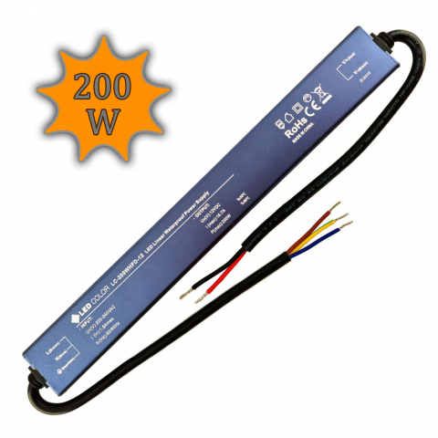 Surse de Alimentare - Sursa led slim exterior 200W