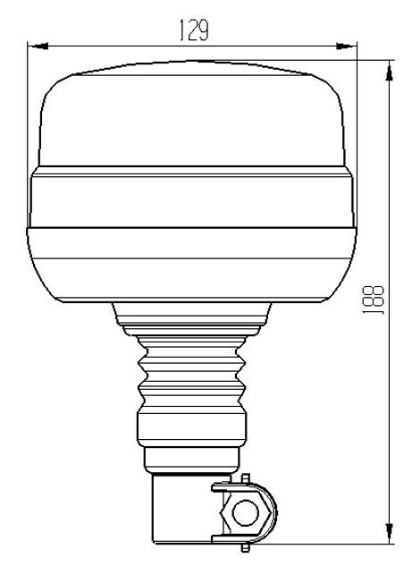 Girofar 39LED FLEX 12-24V [2]