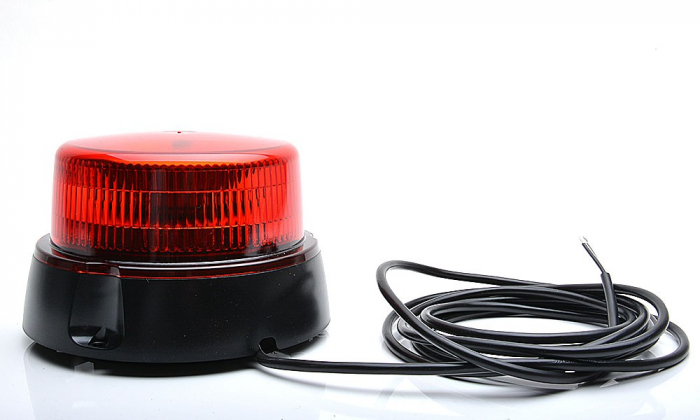 Girofar cu LED 1 functie rosu 12-24V [3]