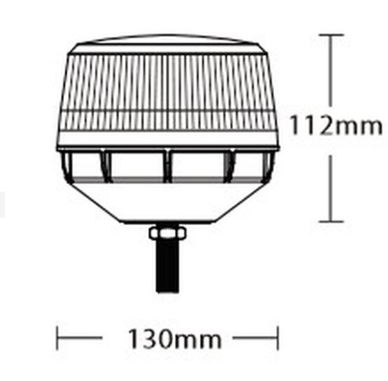Girofar LED cu brat flexibil 12-24V 24W [2]