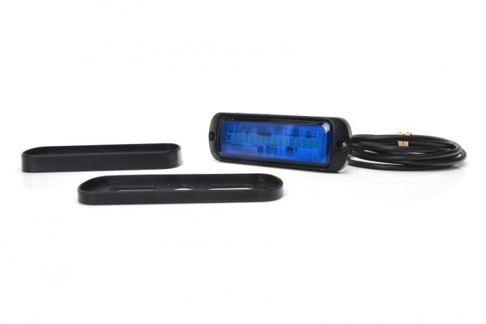 Lampa avertizare 30LED LONG Blue [4]